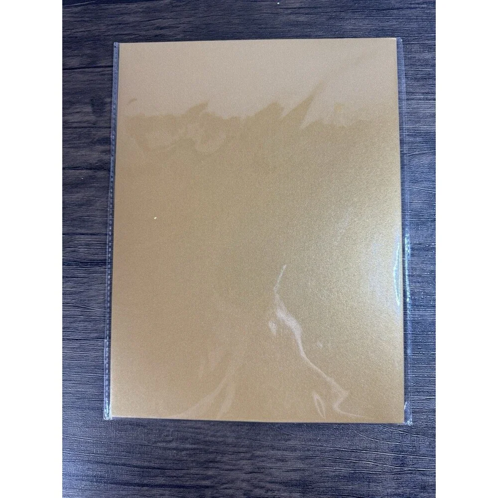 Gold Laser Back In 1950 Birthday Card 8x10